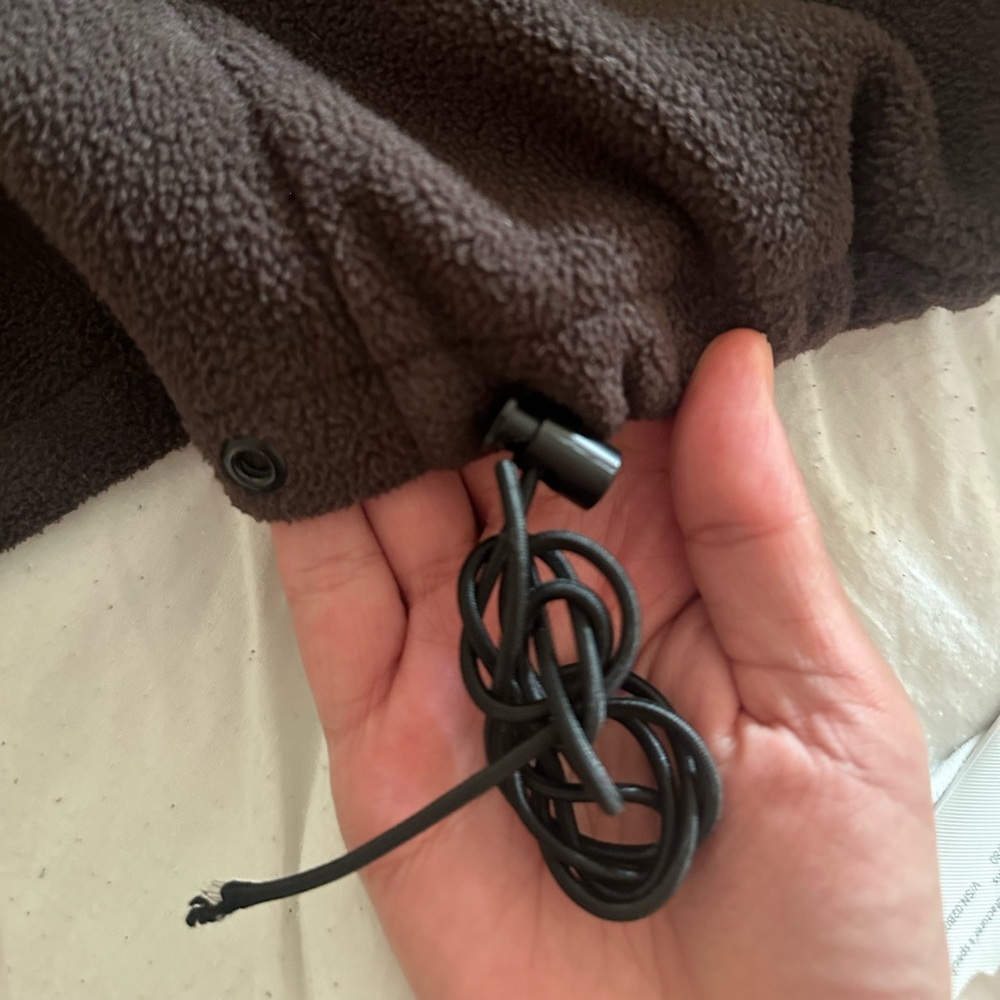 Miu Miu Brown Fleece Zip Jacket - Picture 2 of 4